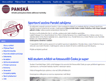 Tablet Screenshot of panska.cz